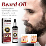 sjfscqr Beard Growth Organic Care Oil,Growth Oil Conditioner for Beard Care,Natural Beard Growth Essence,Moisturizes and Conditions Beard