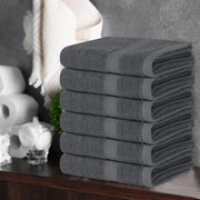 Utopia Towels Premium Hand Towels 41 x 71 cm, 6-Pack Grey | 100% Combed Ring Spun Cotton, Ultra Soft and Highly Absorbent, Extra Large Thick, Machine Washable Hotel & Spa Quality