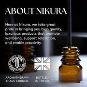 Nikura Essential Oils Blends Gift Set | Calming Essential Oils for Diffusers for Home, Sleep, Wax Melts | Relaxing Aromatherapy Oils | UK Made & Vegan