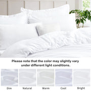 Tifschlaf Pillow Cases 2 Pack - White Pillowcases Plain Pack of 2, Super Soft Brushed Microfiber Standard Queen Pillow Covers With Envelope Closure, 50x75 cm