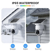 GALAYOU Solar Camera Outdoor Wireless for Home Security 2.4GWiFi, R6 1Pack | 2K Cameras for Home Security/Garage/Farm/Outside Surveillance, Detachable Solar Panel, Color Night Vision, SD/Paid Cloud
