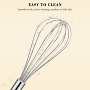 NileHome Stainless Steel Whisk Set 25.4cm Hand Blender Kitchen Whisk Balloon Whisk Kitchen Wisk Wire Whisks for Cooking, Whisking, Blending, Beating, Stirring- 1 Pack