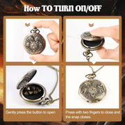 Banloga D&D Dice Set,7PCS Mini Dice with Pocket Watch Case （Dragon, Bronze） | Metal Dice for Dungeons and Dragons, Role Playing Board Games Accessories, Gift for Gamer