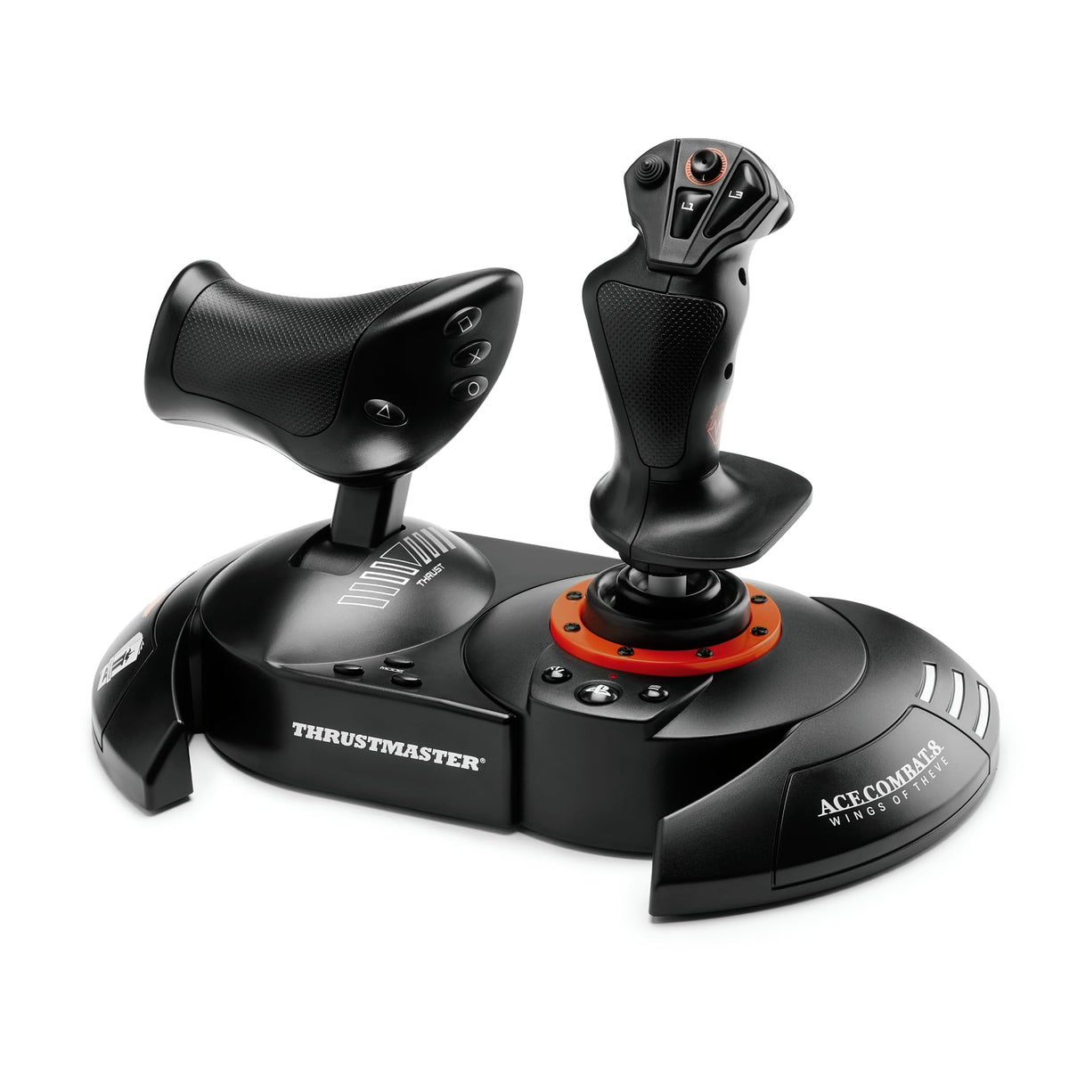 Thrustmaster T.FLIGHT HOTAS NEO ACE COMBAT 8 WINGS OF THEVE Edition – Officially Licensed Simulation Controller – Flight Joystick & Throttle with Vibration Feedback - PS5, PS4, PC