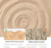 BUCATSTATE Hamster Bath Sand with Pour Spout, 6.6LB Desert Bath Sand | No-Dust Potty Litter Calcium-Free Sand for Hamster Chinchillas Gerbil Mice Degu or Other Small Pets (Fine Sand)