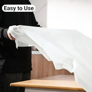 Auros 10-Pack White Plastic Tablecloths 54x108, Fits 6-8FT Rectangle Tables | Disposable Table Covers, Waterproof & Throw Away, Easy Cleanup for Halloween, Thanksgiving, Christmas Party, Wedding, Picnic