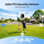 GALAYOU Solar Camera Outdoor Wireless for Home Security 2.4GWiFi, R6 1Pack | 2K Cameras for Home Security/Garage/Farm/Outside Surveillance, Detachable Solar Panel, Color Night Vision, SD/Paid Cloud