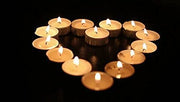 Avlash ® 8 Hour Tea Light Candles Pack of 50-8 Hour Burn Time - Shrink Wrapped, Unscented Tea Lights - White