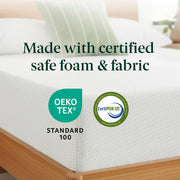 Zinus 6 Inch Twin Green Tea Memory Foam Mattress, Medium Firm Feel | Pressure-Relieving Comfort & Full-Body Support, Naturally Fresh, CertiPUR-US & OEKO-TEX Certified Safe Materials