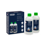 De'Longhi EcoDecalk - Coffee Machine Descaler 10 Decalcification Doses | Descaling Solution, Plant-Based Formula, Coffee Machine Maintenance Accessory, 2 X 500ml Bottles, Biodegradable, DLSC502