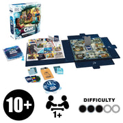 Clue Advent Calendar: Secrets Under Snowfall | 24 Days | Family Mystery Games | with 6 Winter-Themed Tokens and Surprise | Ages 10+ | 1+ Players