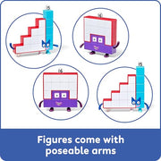 hand2mind Numberblocks Friends Fifteen and Sixteen Figure Pack, Ages 3+ | Number and Counting Toys, Play Figure Playsets, Small Figurines for Kids, Kindergarten Math and Pretend Play Toys