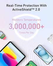 Anker Zolo Power Bank,20,000mAh 30W Portable Charger with Built-in USB-C | High-Speed Charging for iPhone 17 / 16 / 15 Series, Galaxy, and More