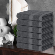 Utopia Towels Premium Hand Towels 41 x 71 cm, 6-Pack Grey | 100% Combed Ring Spun Cotton, Ultra Soft and Highly Absorbent, Extra Large Thick, Machine Washable Hotel & Spa Quality