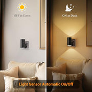 JandCase Night Light, Night Light Plug in Wall with Dusk to Dawn Sensor | Dimmable 0-100LM, 3000K Warm White, Plug in Nightlight for Hallway, Bathroom, Bedroom, Stairs