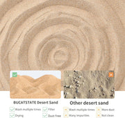 BUCATSTATE Hamster Bath Sand with Pour Spout, 6.6LB Desert Bath Sand | No-Dust Potty Litter Calcium-Free Sand for Hamster Chinchillas Gerbil Mice Degu or Other Small Pets (Fine Sand)