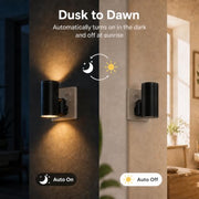 LOHAS-LED Plug in Night Light,Dimmable Nightlight 100LM,Dusk to Dawn Sensor | Warm White 2700K LED Nightlight, Night Light Plug in Wall for Bedroom Hallway Stairs Bathroom Toddler, 1 Pack
