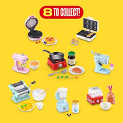 Mini Brands Really Works Magic Cook Kitchen Capsule Series 1 Waffle Maker & Blender Set by ZURU, Capsules of Miniature Real Working Kitchen Appliances, Non-Edible Collectible Toy Mystery Capsule
