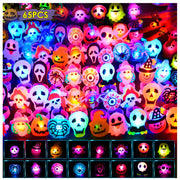 Halloween Party Favors 65PCS Non Candy Trick or Treats Halloween Toys | Halloween Rings for Kids & Adults, Bulk Halloween Party Favors & party supplies, Goodie Bag Stuffers, Trick or Treat Toys