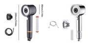 Filtered High-Pressure Shower Head Set