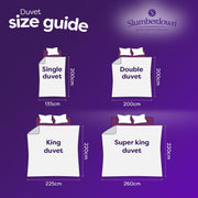 Slumberdown Cosy Nights Double Duvet 10.5 Tog - Breathable & Soft All Year-Round Double Quilt for Summer, Autumn & Winter | UK-Made, Non-Allergenic & Washable (200 x 200cm)
