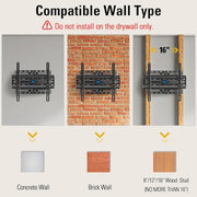 Mounting Dream Full Motion TV Wall Mount for 32-70 Inch TVs up to 110lbs | Mount Bracket with Swivel and Tilt, TV Bracket with Articulating Dual Arms, Fits 16” Studs, Max VESA 400X400 mm, MD2380