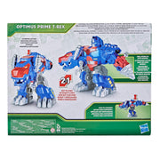 Transformers Dinobot Adventures Optimus Prime T-Rex Converting Toy with Lights and Sounds, 9+ Inch Action Figure, Ages 3 and Up (Amazon Exclusive)