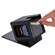 Mage Tech Commander Deck Box Lite - Card Display with Mini Snap Card Holder & Removable Cover, Fits 100+ Single-Sleeved Cards, Ideal for MTG, PTCG, OPCG, SWU & More (Black)