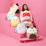 Squishmallows Original 8in Kelly the Red Velociraptor – Official Jazwares Plush (Little)