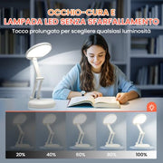 One Fire Rechargeable Lamp, Portable Light, Reading Light,Long Battery Life | Dimmable Brightness Adjustment, 300 lumens of high brightness, Crafting, Office, Reading