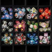 1985 Games Mystery Dice Set, DND Dice, Guaranteed No Duplicates, 1 Pack | Mystery D&D Dice, Wide Range of Pattern, Gaming Dice, Suitable for Role Playing, Table Games, 7 Polyhedral DND Dice Set