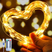 🎅🔥8 Modes 100-600 Christmas LED Firefly Twinkle String Lights