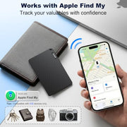 Wallet Tracker for Apple Find My, [Apple MFi Certified], iOS Only | 5+ Year Battery, Ultra-Slim Smart Card Tracker for Walle, Wallet Tracker Card forWallet, Passport, Luggage, Purse & Backpack