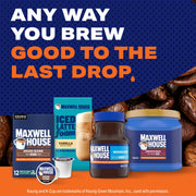 Maxwell House Ground Coffee, Smooth Bold Dark Roast, 26.7 oz Canister | Strong & Full-Bodied Dark Roast Coffee, Smooth, Rich Aroma, Roasted in the USA Since 1892, Certified Kosher