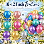 XEANCO Balloons 50 Pack, Beautiful Latex Balloons, Party Balloons, Wedding Balloons for Decoration, Perfect for YOUR Beautiful Parties, Birthdays (10-12 Inches)