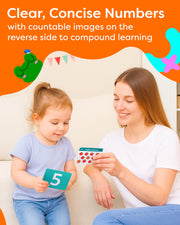Alphabet Flash Cards - Thick ABC Flash Cards for Kids | Lowercase & Uppercase Letter Recognition Learning Game for Ages 3-6