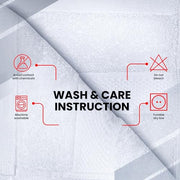 Infinitee Xclusives 100% Cotton Luxury Wash Cloths for Showering - 12 Pack | Facecloths |30x30 cm| - Soft and Absorbent Face Towels for Bathroom Wash Clothes - Gym, Spa & Hotel Use