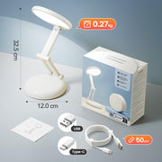 One Fire Rechargeable Lamp, Portable Light, Reading Light,Long Battery Life | Dimmable Brightness Adjustment, 300 lumens of high brightness, Crafting, Office, Reading