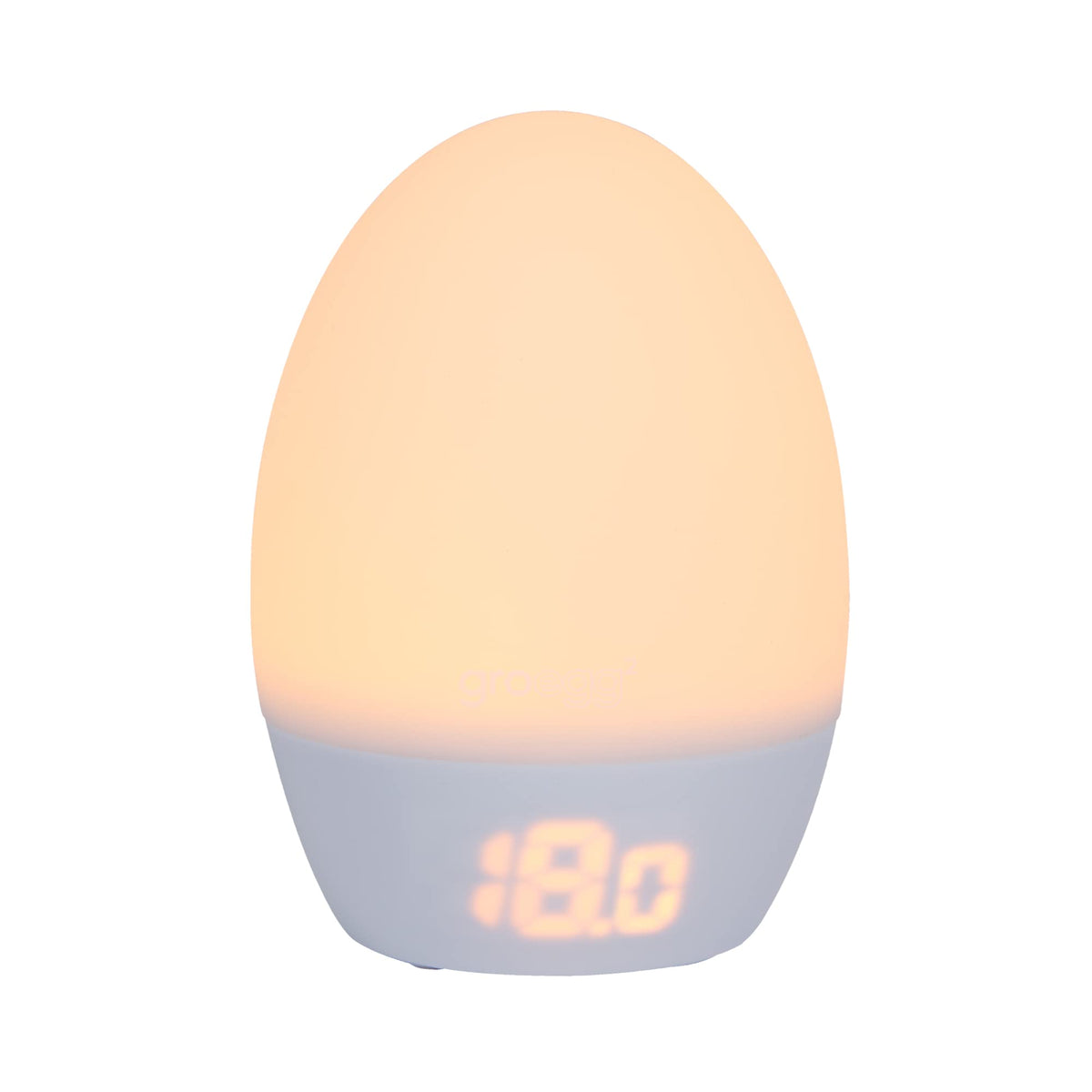 Tommee Tippee GroEgg2 Toddler Nightlight Colour-Changing Room Thermometer | LED Colour-Changing Display Shows Room Temperature at a Glance, Adjustable Brightness, Silicone Shell