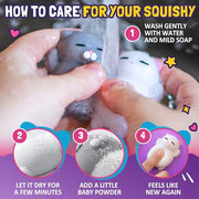 Nutty Toys Squishy Cat Set - 2" Soft Silicone Kawaii Kitties, Top Stress Relief Toy 2026 Unique Gifts for Teens Kids Women Men Adults Best Teenage Girls Teen Boy Tween Christmas Stocking Stuffers Idea