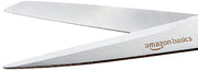 Amazon Basics All-Purpose Office Scissors, Stainless Steel, Soft Grip, Pack of 3, Multicolor
