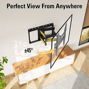 Mounting Dream Full Motion TV Wall Mount for 32-70 Inch TVs up to 110lbs | Mount Bracket with Swivel and Tilt, TV Bracket with Articulating Dual Arms, Fits 16” Studs, Max VESA 400X400 mm, MD2380