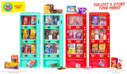MGA's Miniverse Real Brands Vending Machine (Teal), Interactive Display & Storage Playset with Exclusive Mini Food Brands, Refillable, Collectible Miniatures, Ages 8+