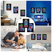 KiKiHong 3 Pcs Gaming Poster Framed,Gaming Room Decor Wall Art 20 x 30 cm | Gaming Wall Art for Bedroom for Boys Perfect for Teen Boys Room Playroom Bedroom Decor