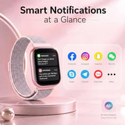 Smart Watch for Women, Bluetooth Answer/Make Calls, 1.83"HD Screen, 2 Bands | IP67 Waterproof Fitness Tracker, Heart Rate/Sleep Monitor, DIY Dial, Multi-Sport Modes Pedometer, Smartwatch for iOS/Android