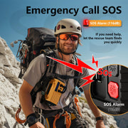 NOAA Weather Radio FM AM Shortwave, Emergency Radio 5000mAh Solar Crank | 5 Way Powered Portable Phone Charger with LED Flashlight, Reading Lamp, and SOS Alarm for Survival Kits