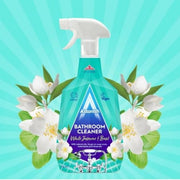 Astonish White Jasmine & Basil Bathroom Cleaner Spray, 750ml, Cruelty-free, Vegan