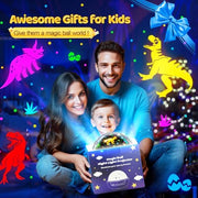 Night Light Projector 93 Lighting Mode,Baby Toys Gift Dimmable+Timer+Remote | 360°Rotate Sensory Lights,3Films-Star Moon,Dinosaur,Ocean,Exquisite Package Baby Boy Girl Gifts,Sensory Toys for Autism Kids