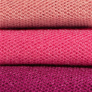 Kitsch African Net Sponge – Exfoliating Body Scrubber – Berry Pink, 3 Pcs | for Cleansing & Gentle Daily Exfoliation – Stretchable Bath Sponge for Hard-to-Reach Areas – Long-Lasting Shower Essential
