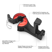 2 in 1 Car Headrest Hidden Hook
